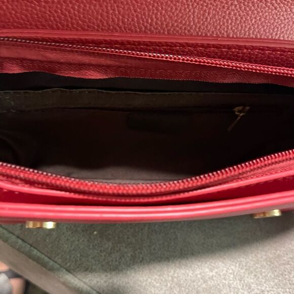 THE MINI BAG Cherry Red Shoulder Crossbody Bag - Picture 11 of 11